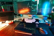 صورة توضيحية للتقنيات المالية والأمن الرقمي