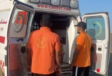 فرق حرس الحدود وسيارة إسعاف